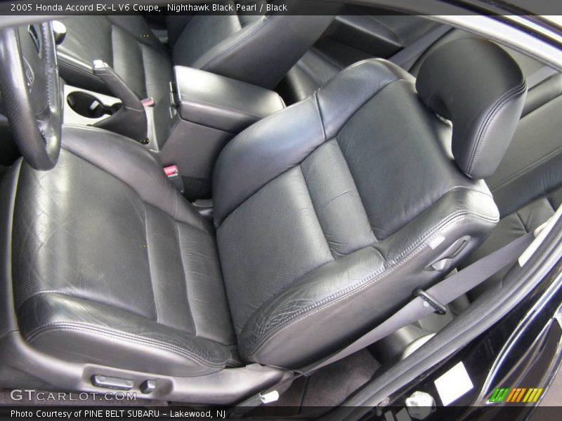 Nighthawk Black Pearl / Black 2005 Honda Accord EX-L V6 Coupe