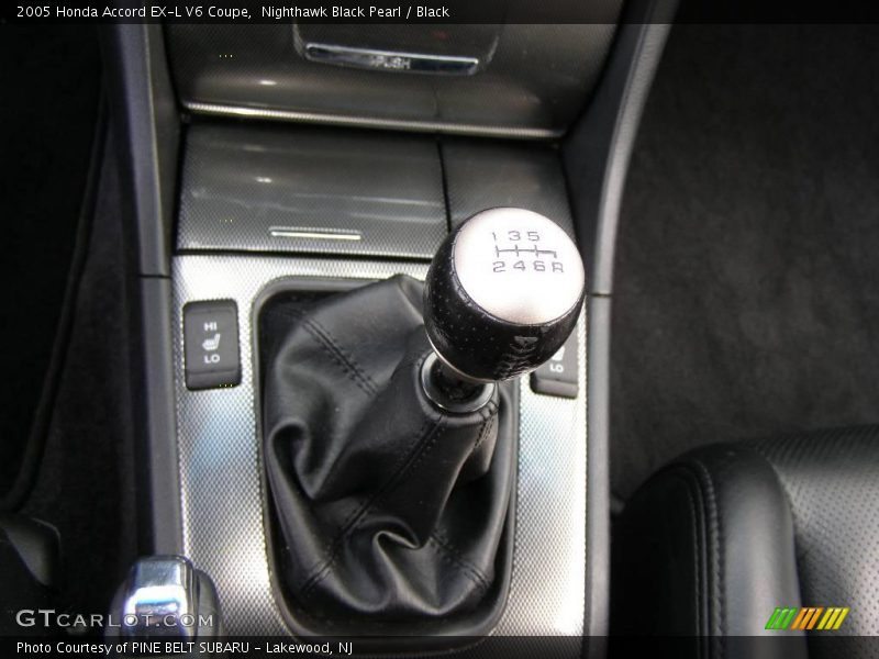 Nighthawk Black Pearl / Black 2005 Honda Accord EX-L V6 Coupe