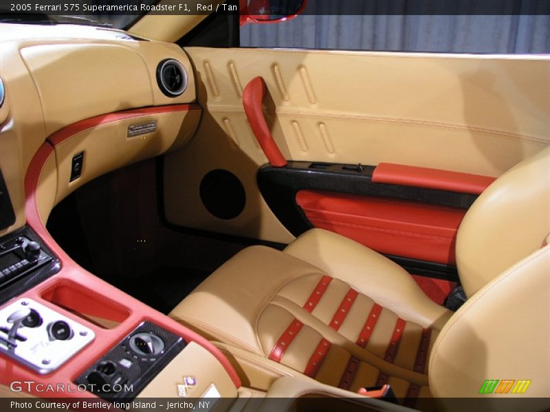 Red / Tan 2005 Ferrari 575 Superamerica Roadster F1