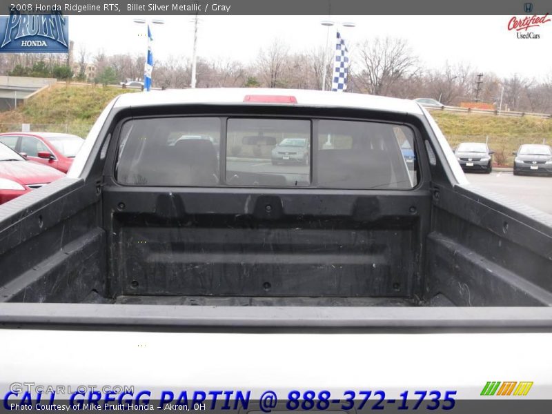 Billet Silver Metallic / Gray 2008 Honda Ridgeline RTS