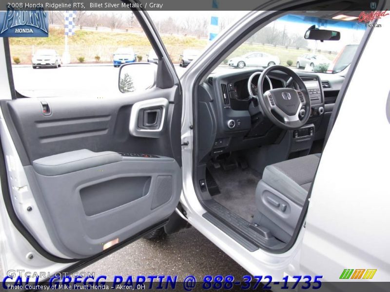 Billet Silver Metallic / Gray 2008 Honda Ridgeline RTS