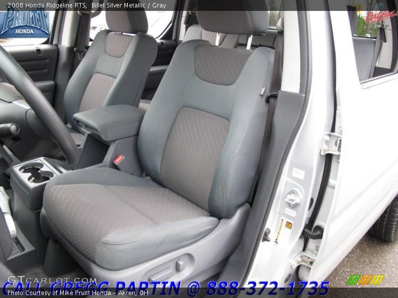 Billet Silver Metallic / Gray 2008 Honda Ridgeline RTS