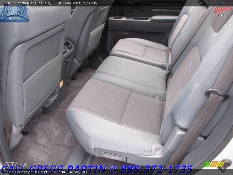 Billet Silver Metallic / Gray 2008 Honda Ridgeline RTS