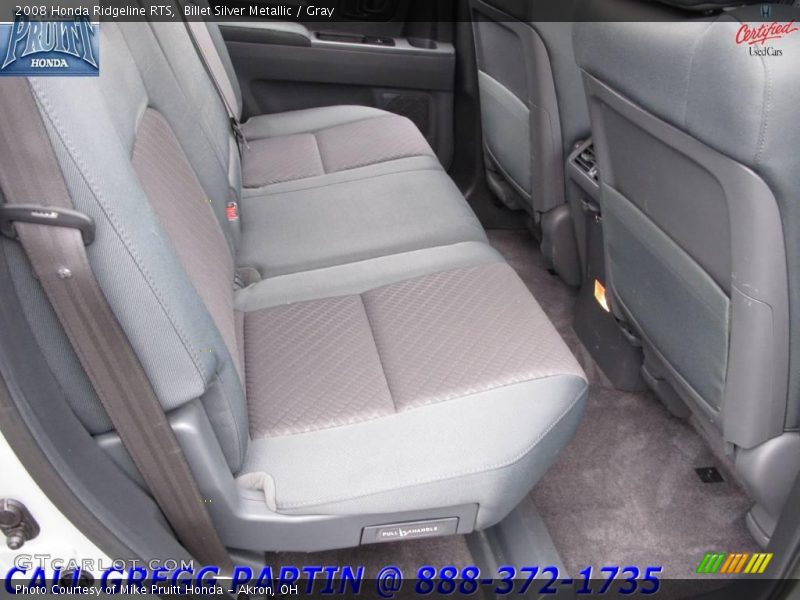 Billet Silver Metallic / Gray 2008 Honda Ridgeline RTS