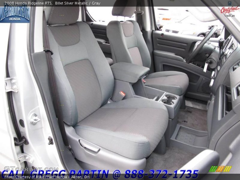 Billet Silver Metallic / Gray 2008 Honda Ridgeline RTS