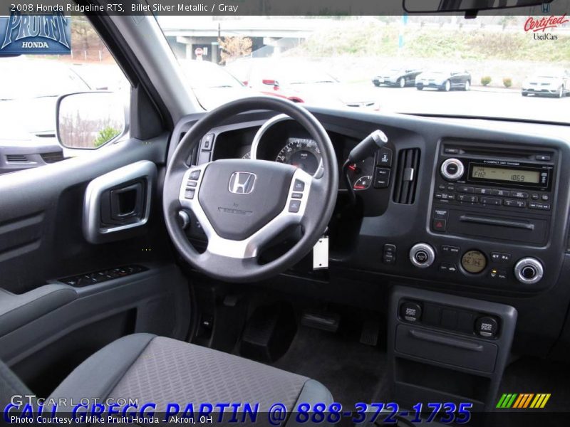 Billet Silver Metallic / Gray 2008 Honda Ridgeline RTS