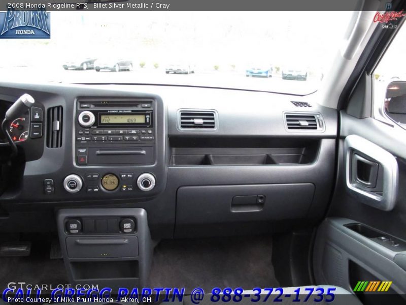 Billet Silver Metallic / Gray 2008 Honda Ridgeline RTS