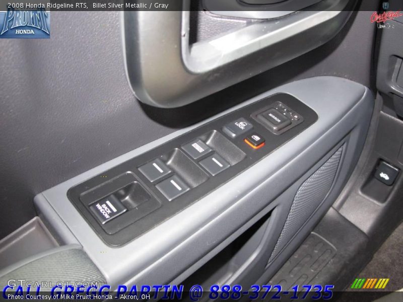 Billet Silver Metallic / Gray 2008 Honda Ridgeline RTS
