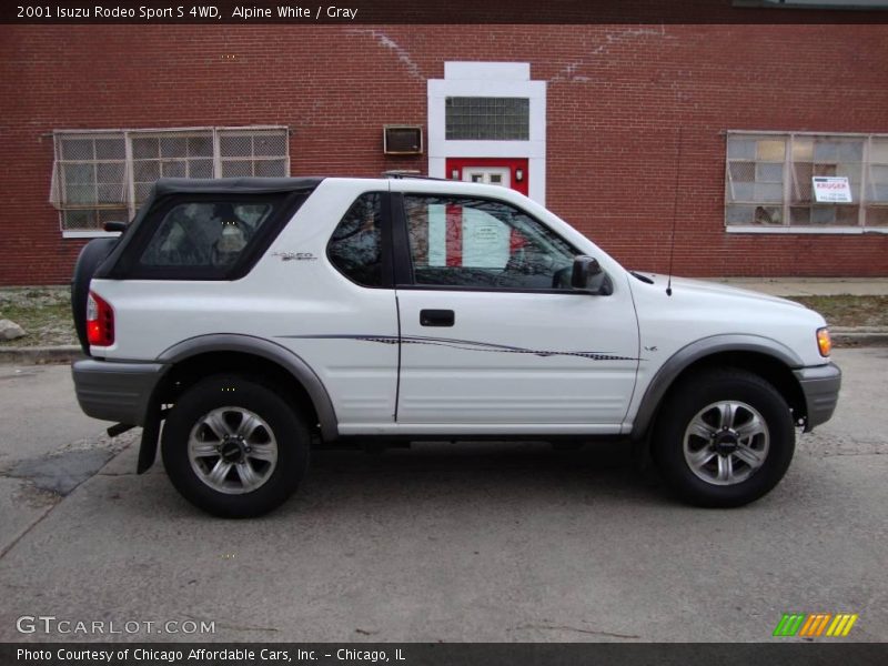Alpine White / Gray 2001 Isuzu Rodeo Sport S 4WD
