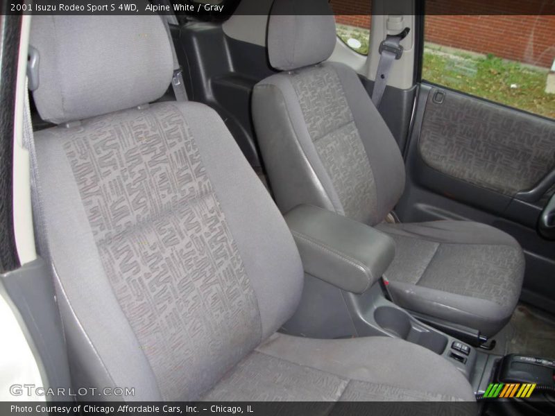Alpine White / Gray 2001 Isuzu Rodeo Sport S 4WD