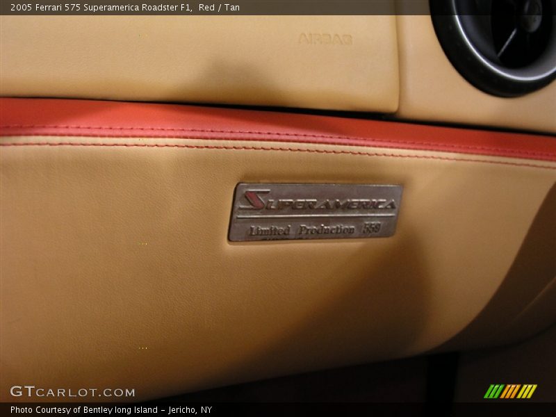 Red / Tan 2005 Ferrari 575 Superamerica Roadster F1
