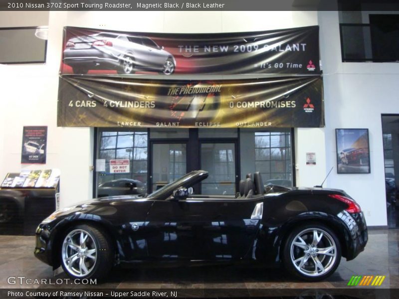 Magnetic Black / Black Leather 2010 Nissan 370Z Sport Touring Roadster