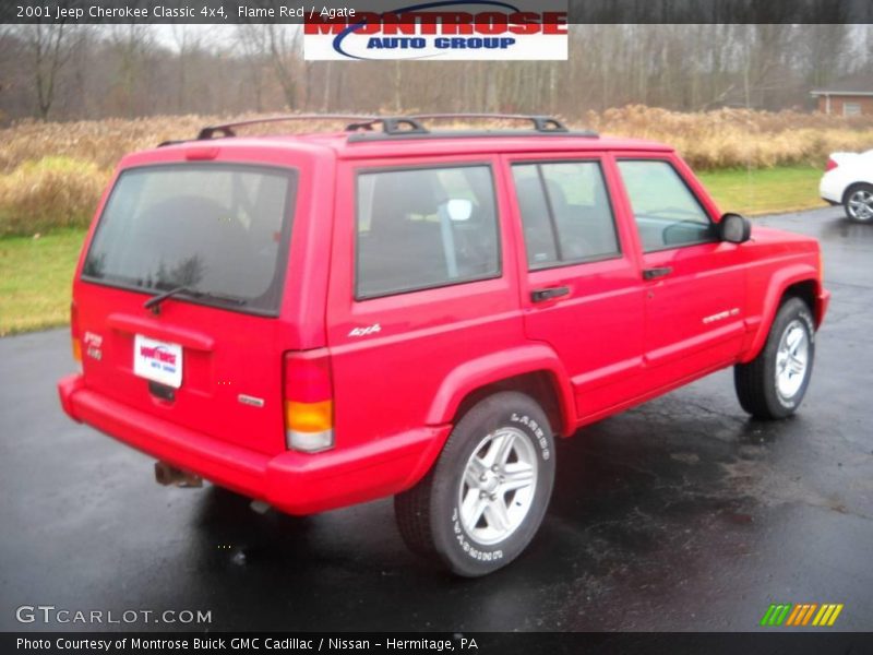 Flame Red / Agate 2001 Jeep Cherokee Classic 4x4