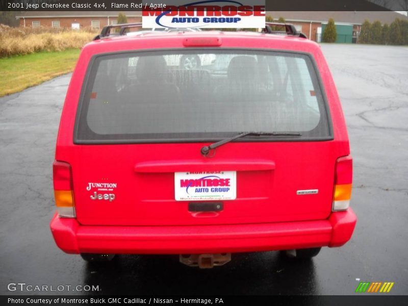 Flame Red / Agate 2001 Jeep Cherokee Classic 4x4