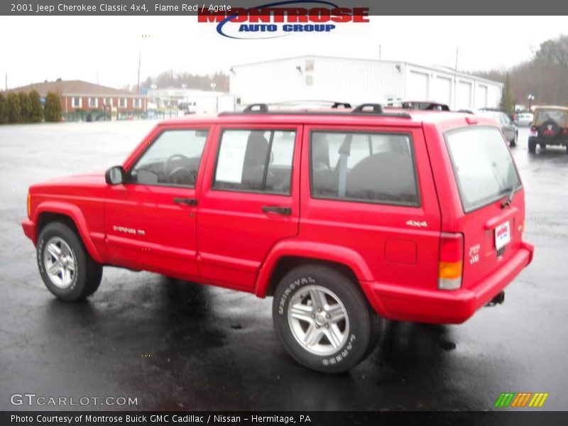 Flame Red / Agate 2001 Jeep Cherokee Classic 4x4