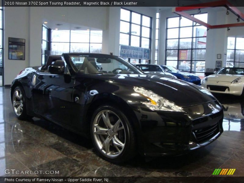 Magnetic Black / Black Leather 2010 Nissan 370Z Sport Touring Roadster