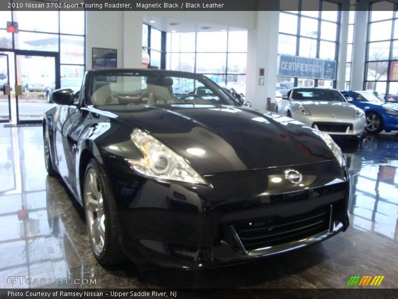Magnetic Black / Black Leather 2010 Nissan 370Z Sport Touring Roadster