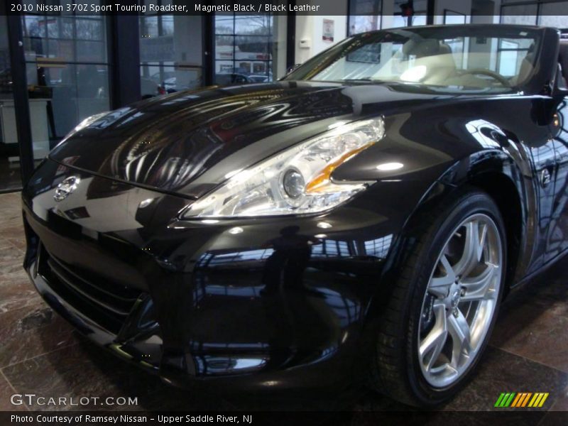 Magnetic Black / Black Leather 2010 Nissan 370Z Sport Touring Roadster