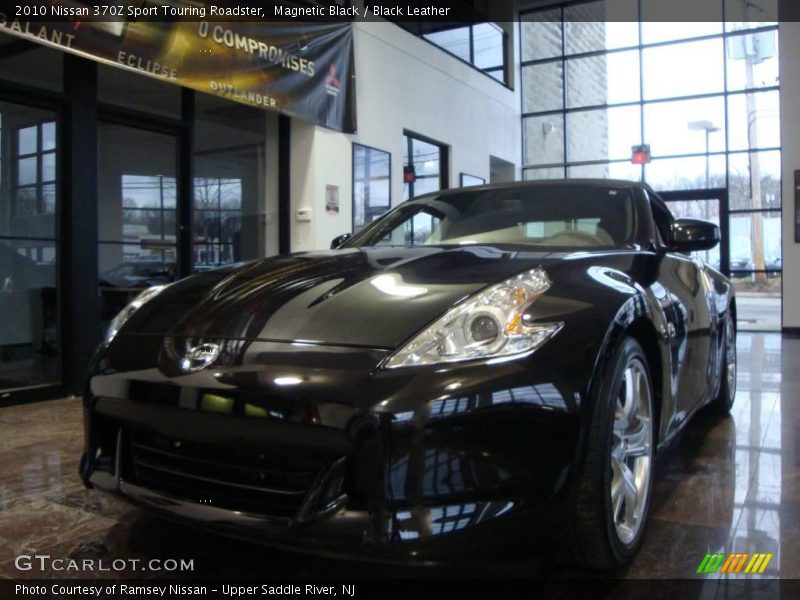 Magnetic Black / Black Leather 2010 Nissan 370Z Sport Touring Roadster