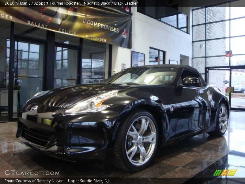 Magnetic Black / Black Leather 2010 Nissan 370Z Sport Touring Roadster