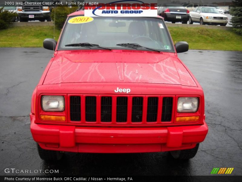 Flame Red / Agate 2001 Jeep Cherokee Classic 4x4