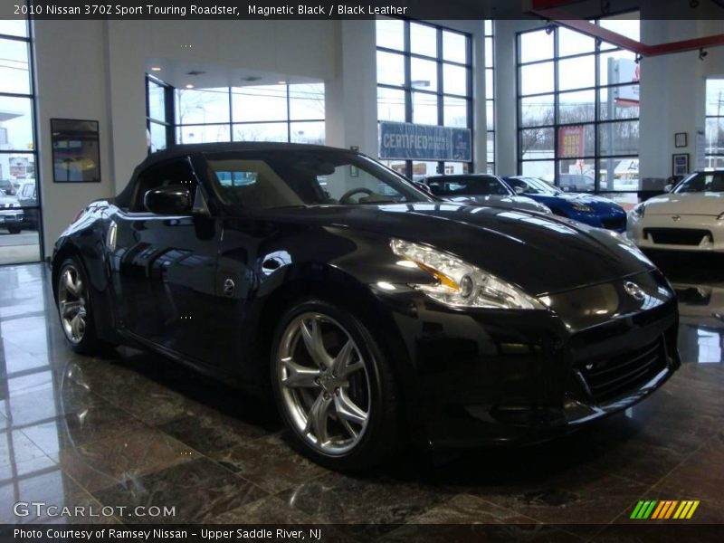 Magnetic Black / Black Leather 2010 Nissan 370Z Sport Touring Roadster