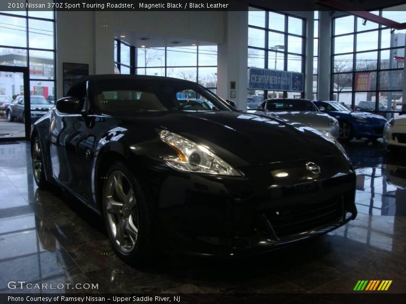 Magnetic Black / Black Leather 2010 Nissan 370Z Sport Touring Roadster