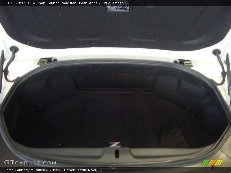 Pearl White / Gray Leather 2010 Nissan 370Z Sport Touring Roadster