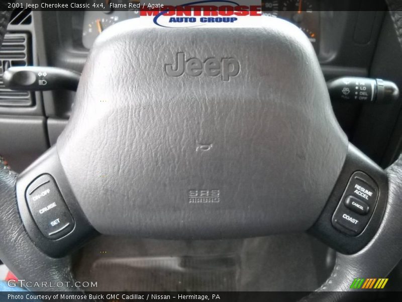 Flame Red / Agate 2001 Jeep Cherokee Classic 4x4