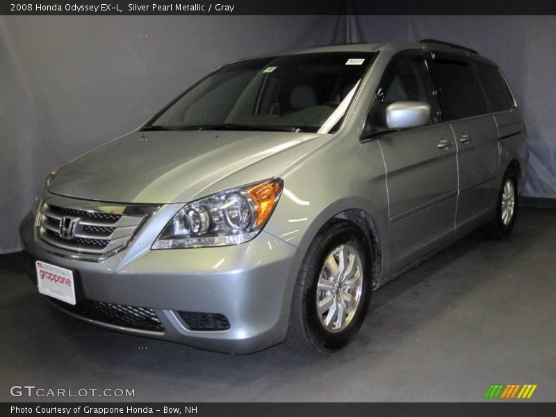 Silver Pearl Metallic / Gray 2008 Honda Odyssey EX-L