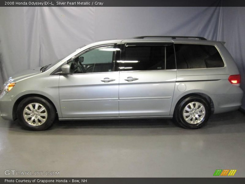 Silver Pearl Metallic / Gray 2008 Honda Odyssey EX-L