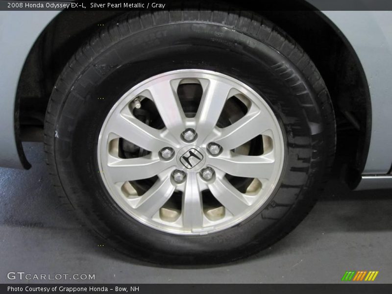 Silver Pearl Metallic / Gray 2008 Honda Odyssey EX-L