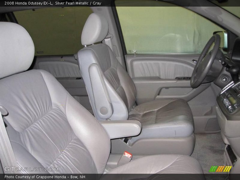 Silver Pearl Metallic / Gray 2008 Honda Odyssey EX-L