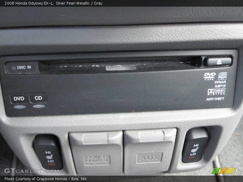 Silver Pearl Metallic / Gray 2008 Honda Odyssey EX-L