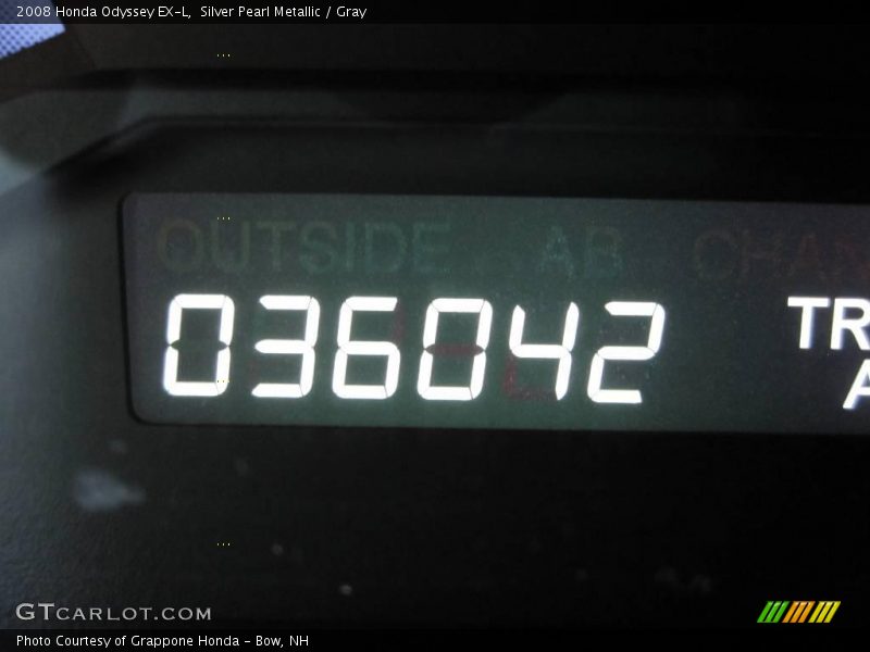 Silver Pearl Metallic / Gray 2008 Honda Odyssey EX-L
