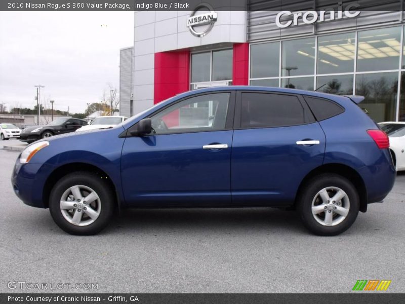 Indigo Blue / Black 2010 Nissan Rogue S 360 Value Package