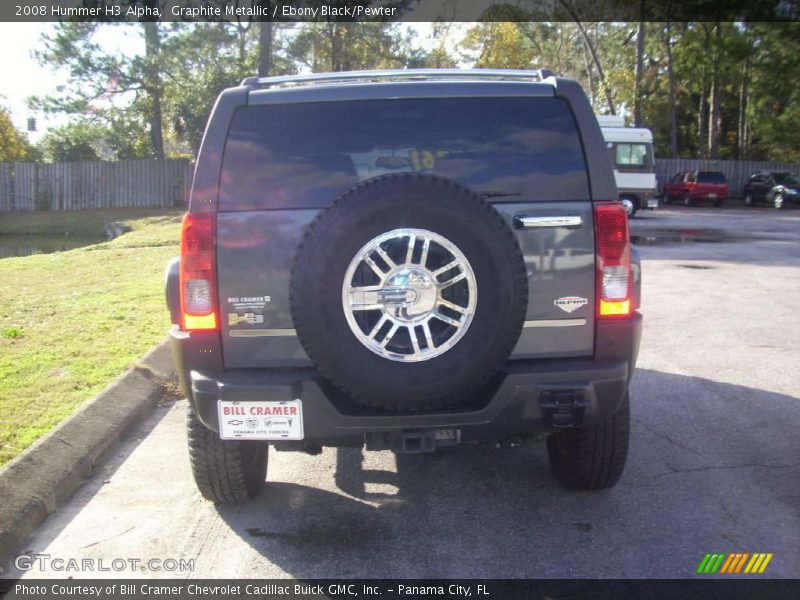Graphite Metallic / Ebony Black/Pewter 2008 Hummer H3 Alpha
