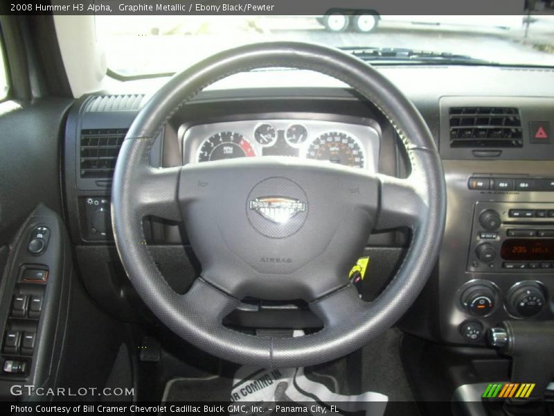 Graphite Metallic / Ebony Black/Pewter 2008 Hummer H3 Alpha