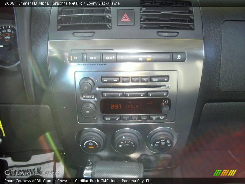 Graphite Metallic / Ebony Black/Pewter 2008 Hummer H3 Alpha