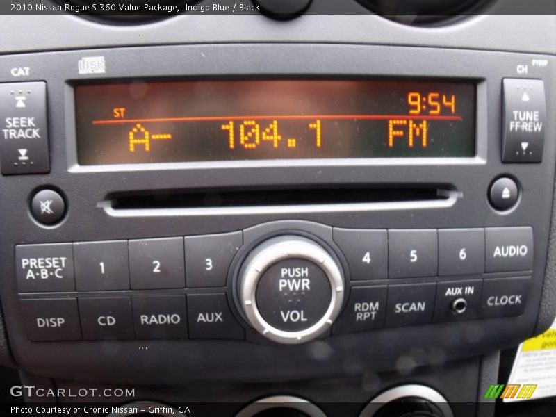 Indigo Blue / Black 2010 Nissan Rogue S 360 Value Package