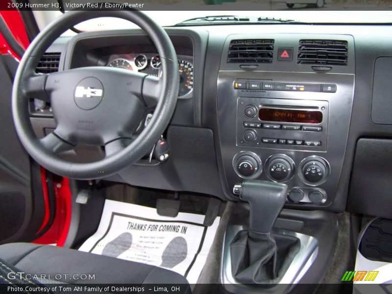 Victory Red / Ebony/Pewter 2009 Hummer H3