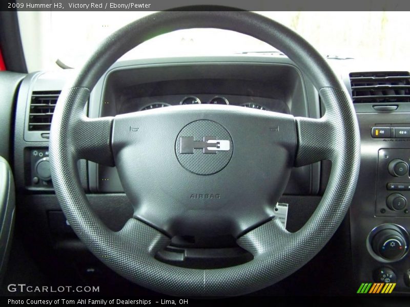 Victory Red / Ebony/Pewter 2009 Hummer H3