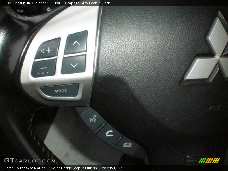 Graphite Gray Pearl / Black 2007 Mitsubishi Outlander LS 4WD