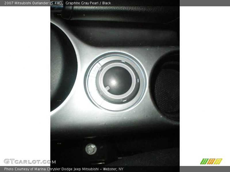 Graphite Gray Pearl / Black 2007 Mitsubishi Outlander LS 4WD