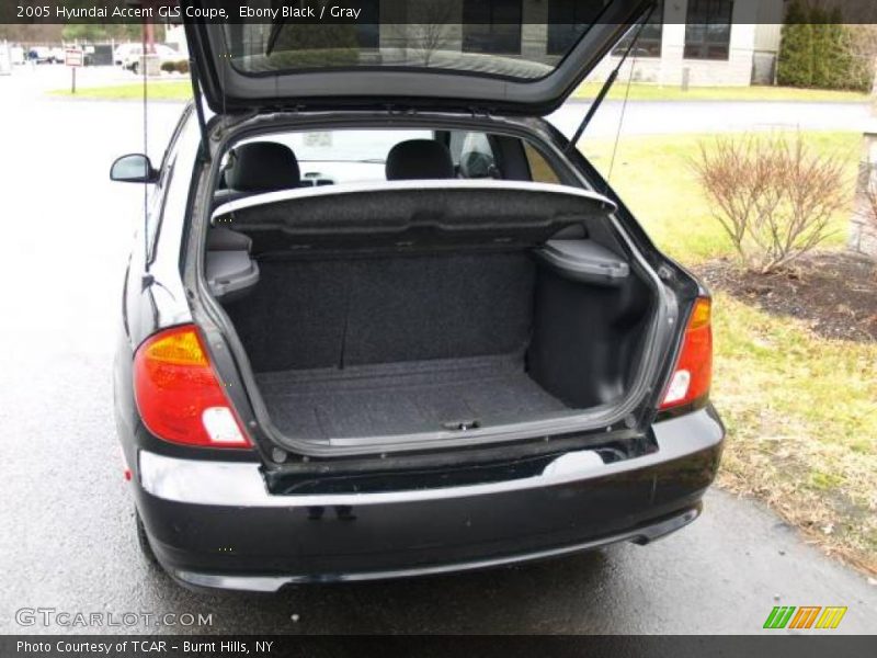 Ebony Black / Gray 2005 Hyundai Accent GLS Coupe