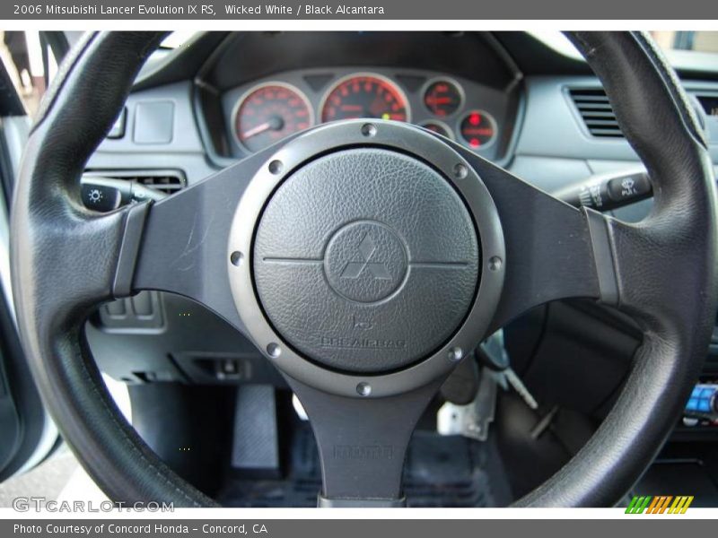 Wicked White / Black Alcantara 2006 Mitsubishi Lancer Evolution IX RS