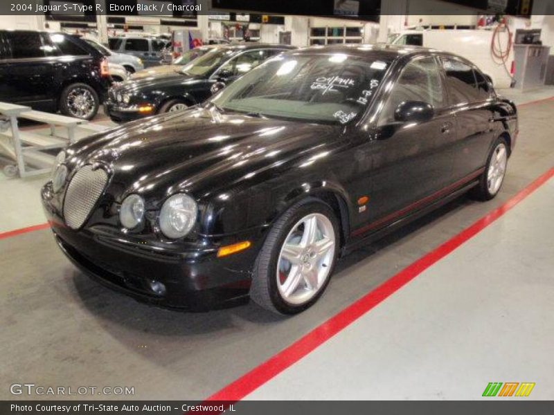 Ebony Black / Charcoal 2004 Jaguar S-Type R