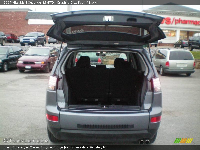 Graphite Gray Pearl / Black 2007 Mitsubishi Outlander LS 4WD