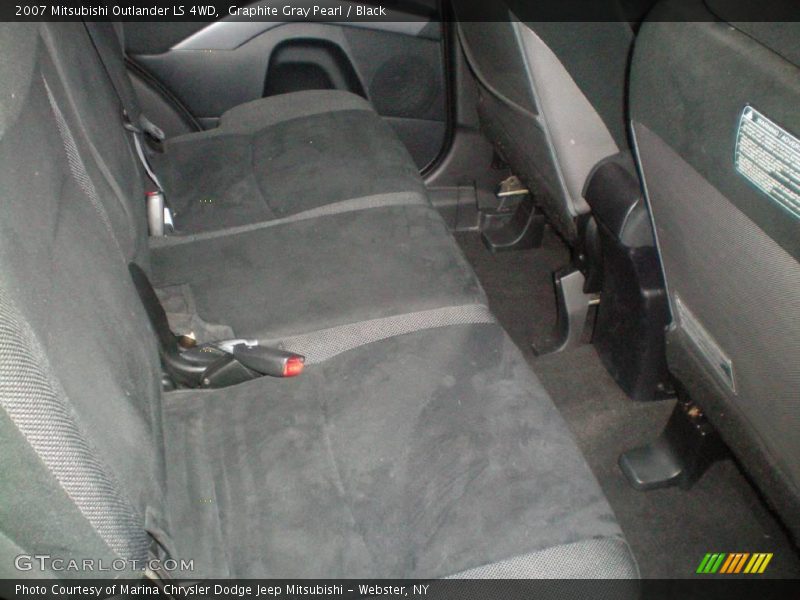 Graphite Gray Pearl / Black 2007 Mitsubishi Outlander LS 4WD