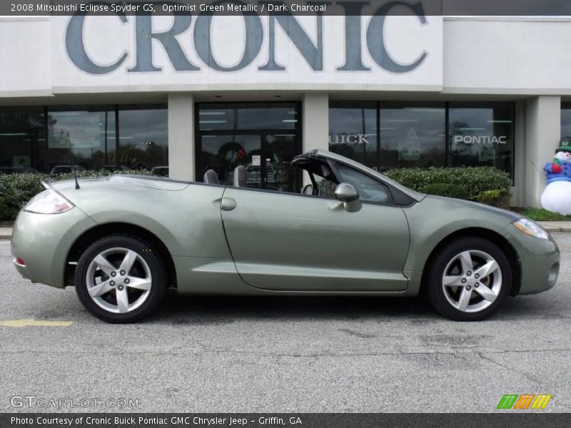 Optimist Green Metallic / Dark Charcoal 2008 Mitsubishi Eclipse Spyder GS